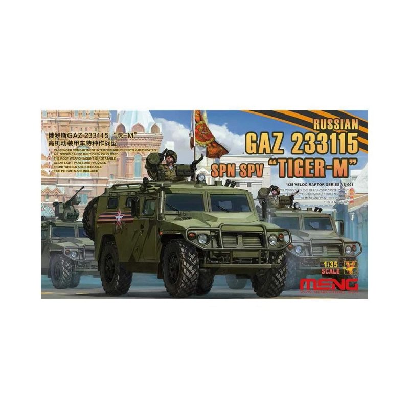1/35 GAZ-233115 Russian Tiger-M SPN SPV Meng Model VS-008