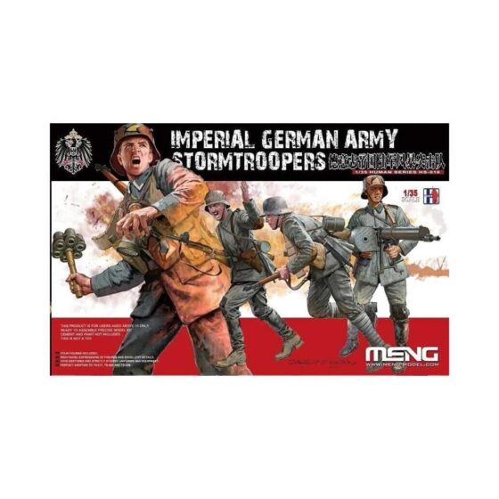 1/35 Imperial German Army Stormtroopers Meng Model HS-010 1/35 Imperial German Army Stormtroopers Meng Model HS-010