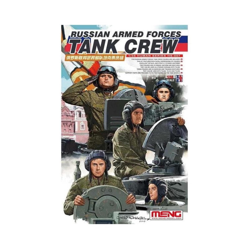 1/35 Russian Armed Forces Tank Crew Meng Model HS-007