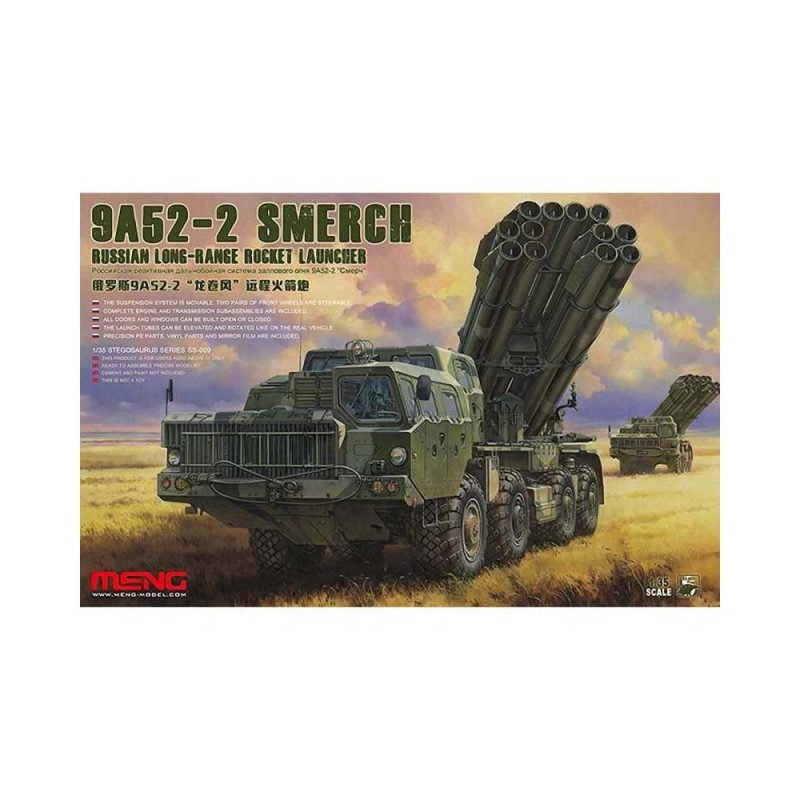 1/35 Smerch 9A52-2 Long-Range Launcher Meng Model SS-009