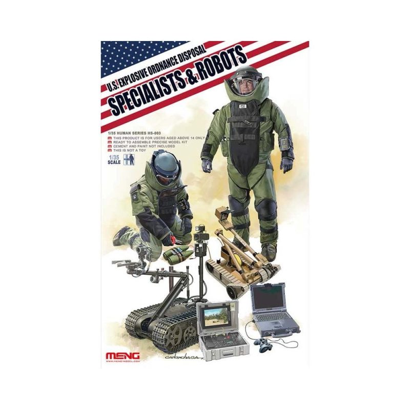1/35 US Explosive Ordnance Disposal Specialists Meng Model HS-003