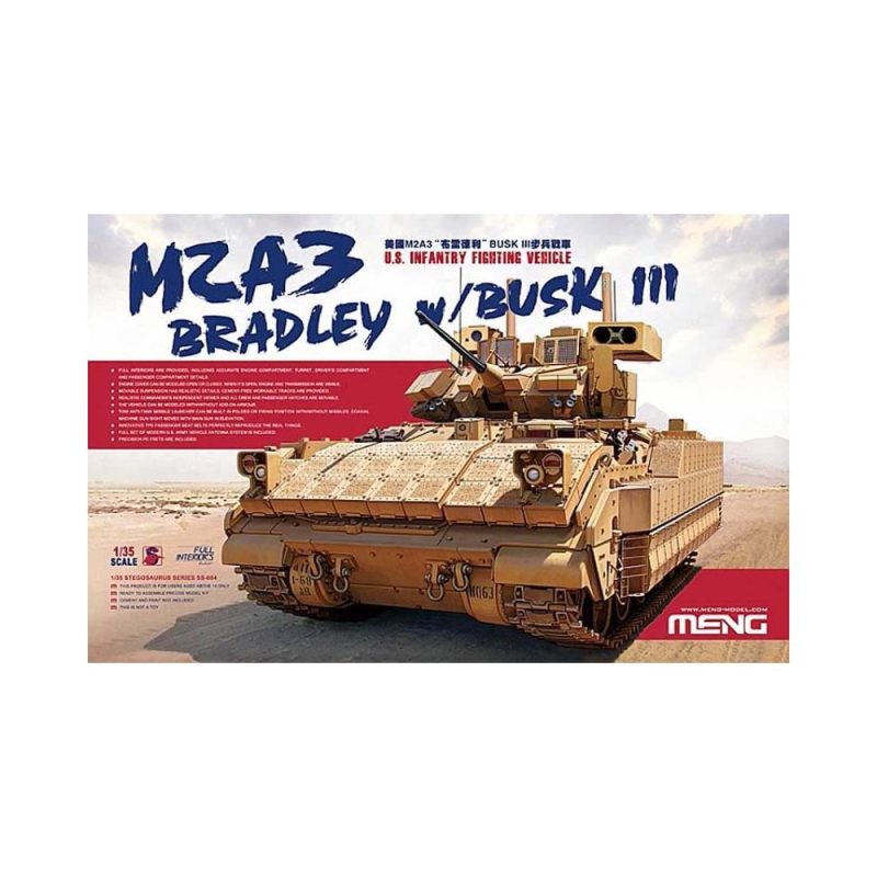 1/35 US M2A3 Bradley with Busk III IFV Meng Model SS-004