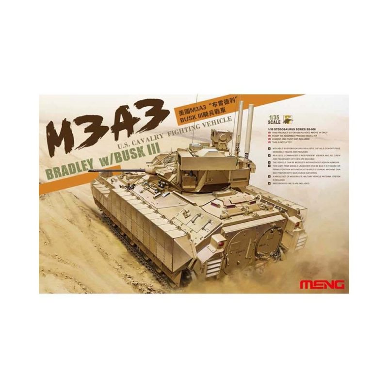 1/35 US M3A3 Bradley with Busk III Meng Model SS-006
