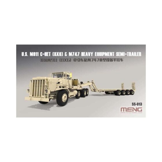 1/35 US M911 C-HET & M747 Semi-Trailer Meng Model SS-013 1/35 US M911 C-HET & M747 Semi-Trailer Meng Model SS-013
