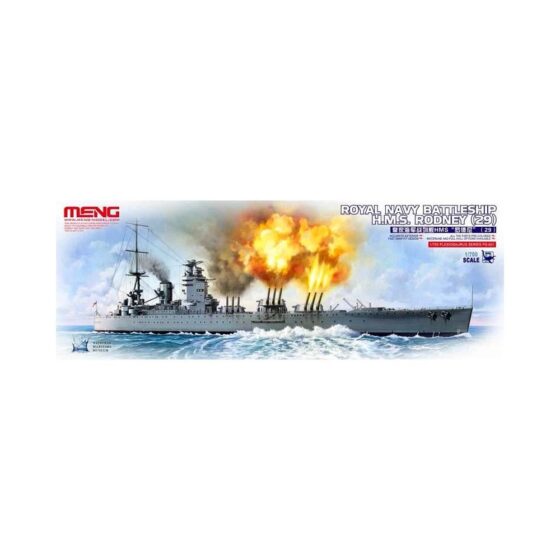 1/700 HMS Rodney Royal Navy Battleship Meng Model PS-001 1/700 HMS Rodney Royal Navy Battleship Meng Model PS-001