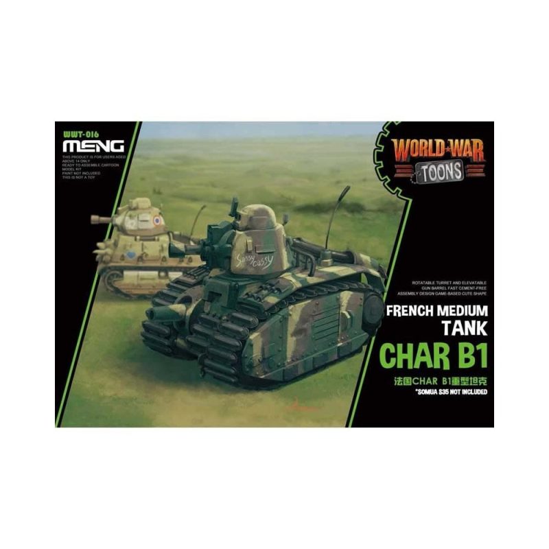 French Heavy Tank Char B1 Meng Model WWT-016