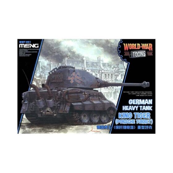 German King Tiger World War Toon Meng Model WWT-003 German King Tiger World War Toon Meng Model WWT-003