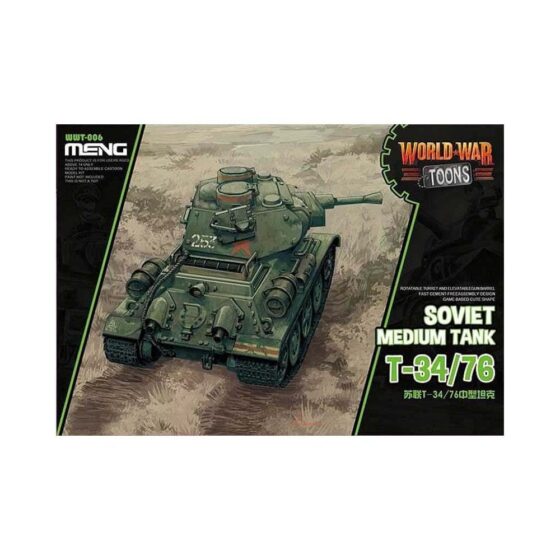Soviet T-34/76 World War Toon Meng Model WWT-006 Soviet T-34/76 World War Toon Meng Model WWT-006