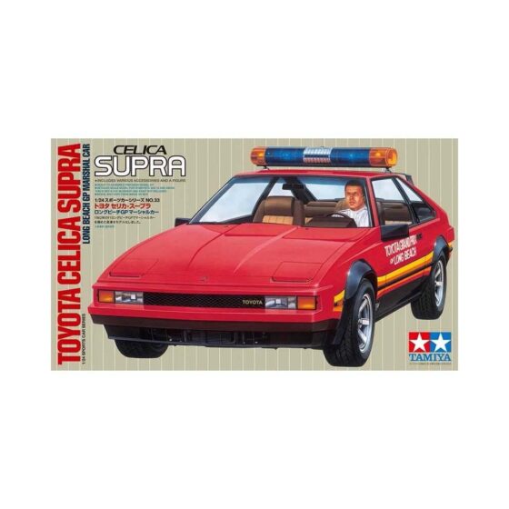Tamiya Toyota Celica Supra Long Beach GP Marshal Car (1/24) 24033 Tamiya Toyota Celica Supra Long Beach GP Marshal Car (1/24) 24033