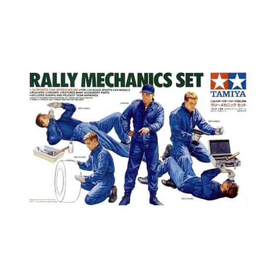Tamiya Rally Mechanics Set (1/24) 24266 Tamiya Rally Mechanics Set (1/24) 24266