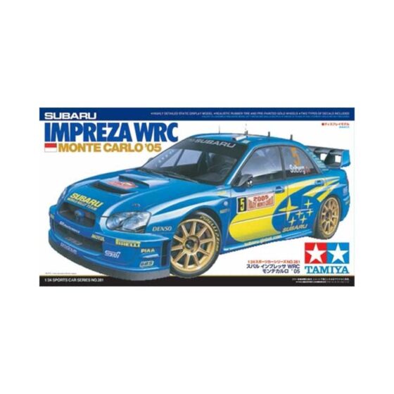 Tamiya Subaru Impreza 2005 WRC Monte Carlo (1/24) 24281 Tamiya Subaru Impreza 2005 WRC Monte Carlo (1/24) 24281