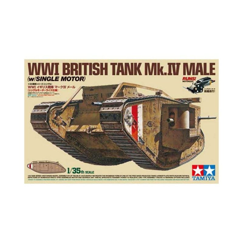 Tamiya WWI British Mk IV Tank Male (1/35) 30057