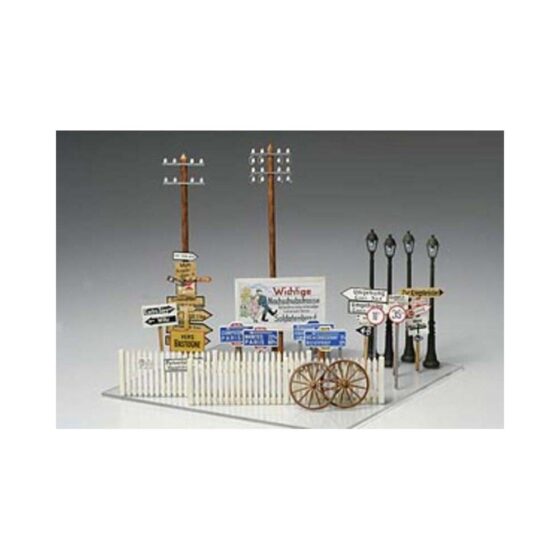 Tamiya Road Sign Set (1/48) 32509 Tamiya Road Sign Set (1/48) 32509