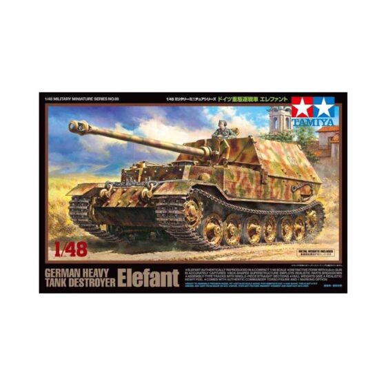 Tamiya German Heavy Tank Destroyer Elefant (1/48) 32589 Tamiya German Heavy Tank Destroyer Elefant (1/48) 32589