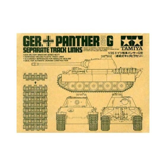 Tamiya Panther Type G Separate Track Links (1/35) 35171