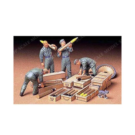Tamiya German Tank Ammo-Loading Crew (1/35) 35188