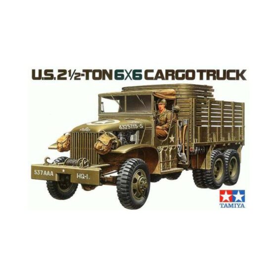 Tamiya U.S. 2.5-TON 6x6 Cargo Truck (1/35) 35218 Tamiya U.S. 2.5-TON 6x6 Cargo Truck (1/35) 35218