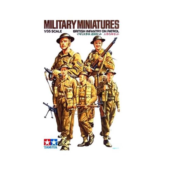 Tamiya British Infantry On Patrol (1/35) 35223 Tamiya British Infantry On Patrol (1/35) 35223