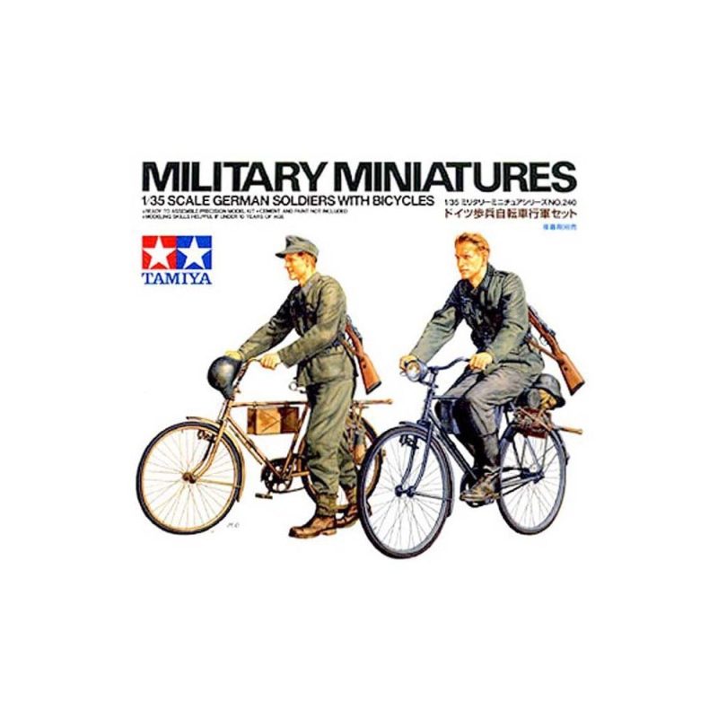 Tamiya German Soldiers with Bicycles (1/35) 35240