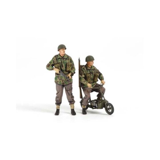 Tamiya British Paratroopers With Small Motorcycle (1/35) 35337 Tamiya British Paratroopers With Small Motorcycle (1/35) 35337