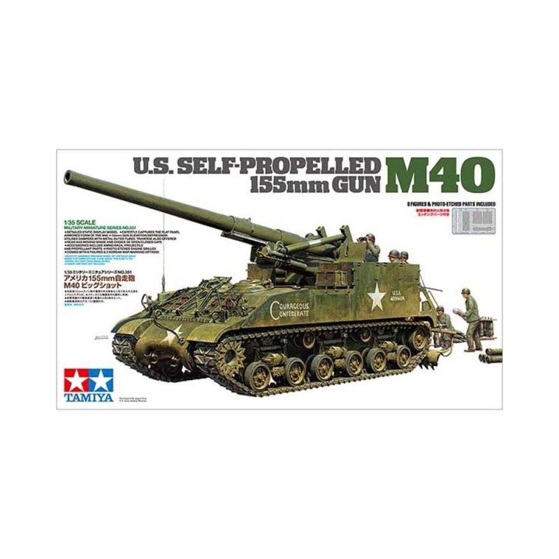 Tamiya U.S. Self-Propelled 155mm M40 (1/35) 35351