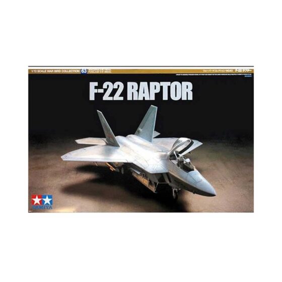 Tamiya Lockheed Martin F-22 Raptor (1/72) 60763 Tamiya Lockheed Martin F-22 Raptor (1/72) 60763
