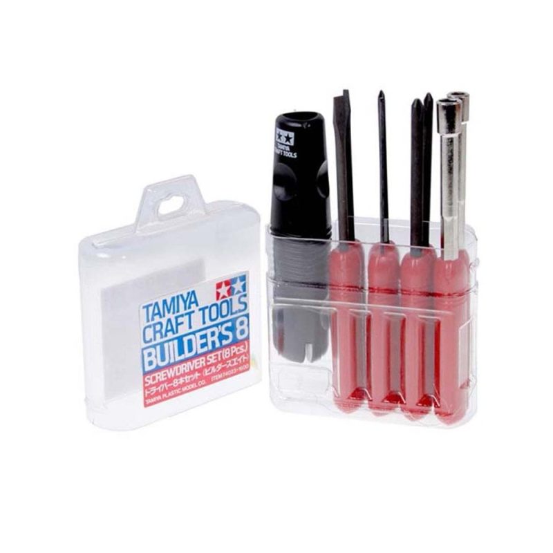 Tamiya Screwdriver Set (8pc) 74023 *Broken Case*