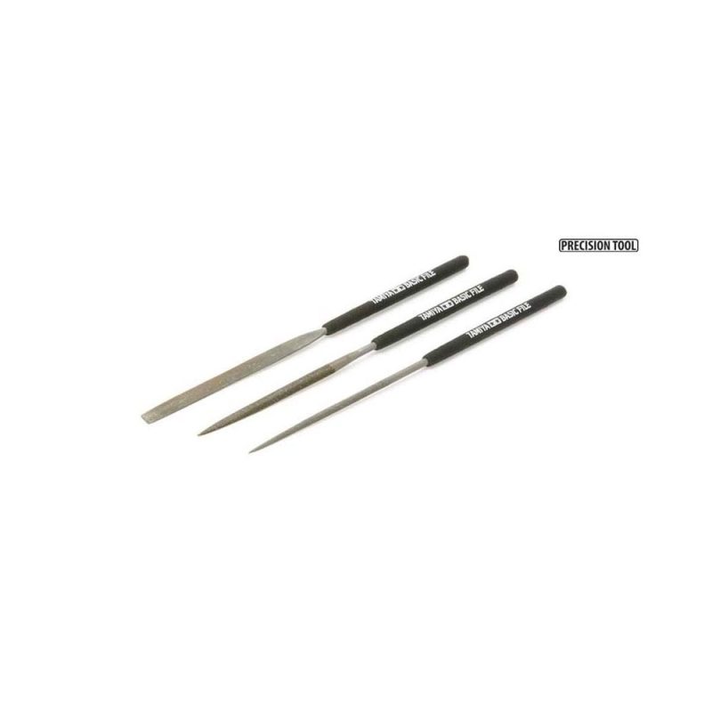Tamiya Basic File Set Smooth Double Cut (3pk) 74104 Tamiya Basic File Set Smooth Double Cut (3pk) 74104