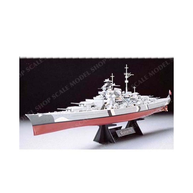 Tamiya Bismarck With Stand (1/350) 78013