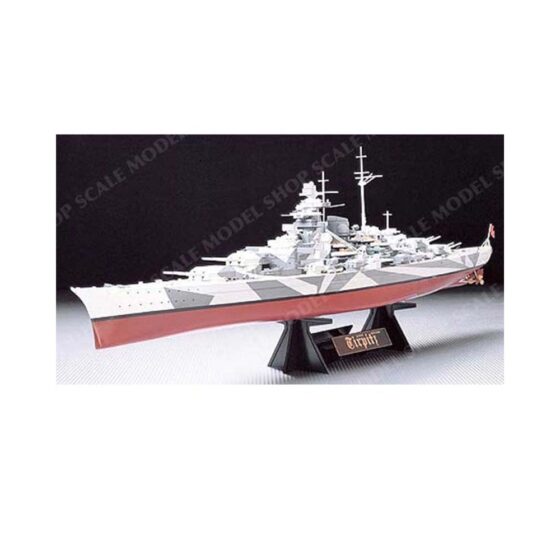 Tamiya Tirpitz With Stand (1/350) 78015 Tamiya Tirpitz With Stand (1/350) 78015
