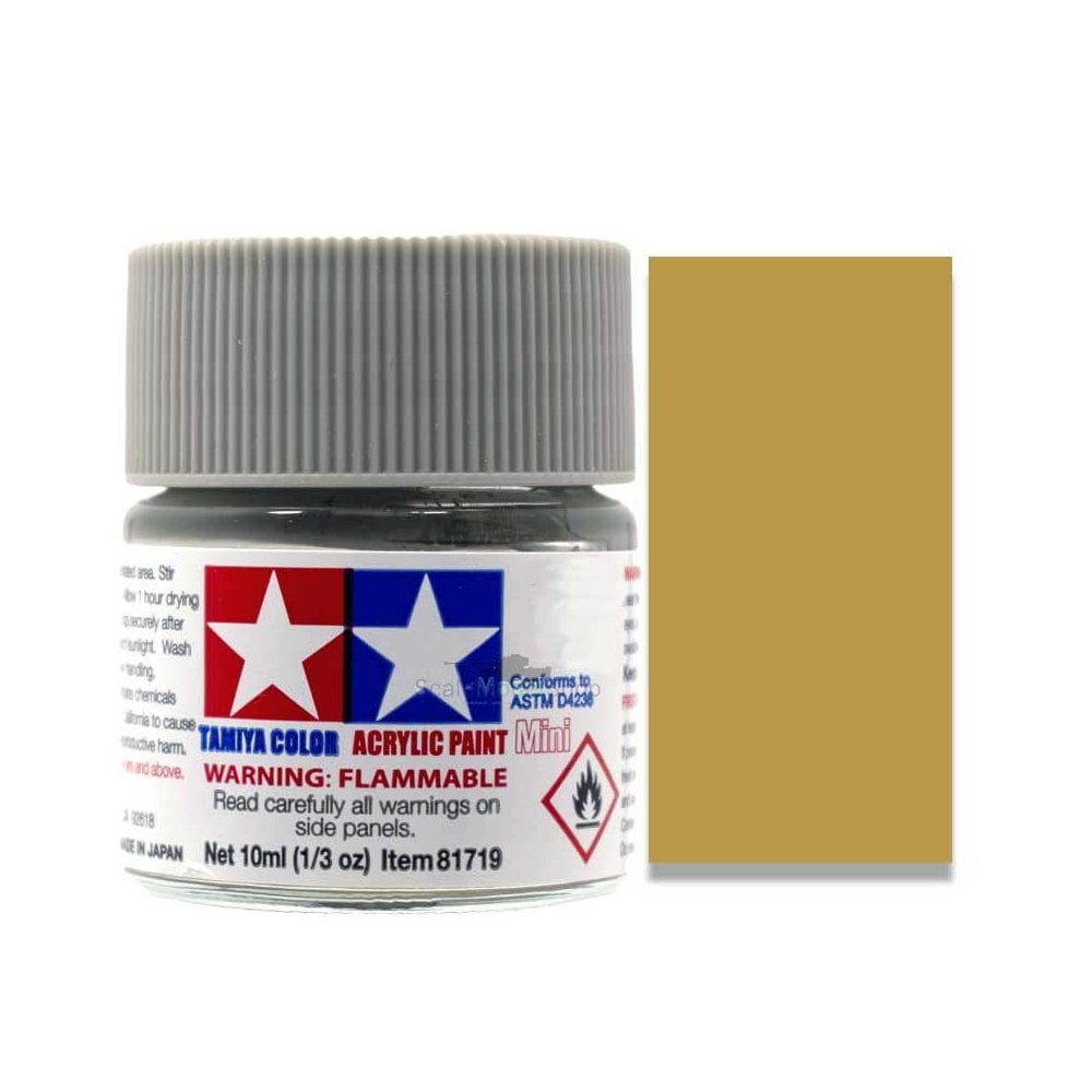 Tamiya 81512 10ml X12 Gold Leaf Acrylic