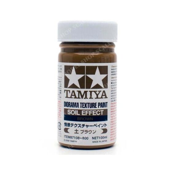 Tamiya Soil Effect Brown Diorama Texture Paint (100ml) 87108 Tamiya Soil Effect Brown Diorama Texture Paint (100ml) 87108