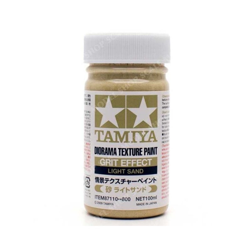 Tamiya Grit Effect Light Sand Diorama Texture Paint (100ml) 87110 Tamiya Grit Effect Light Sand Diorama Texture Paint (100ml) 87110