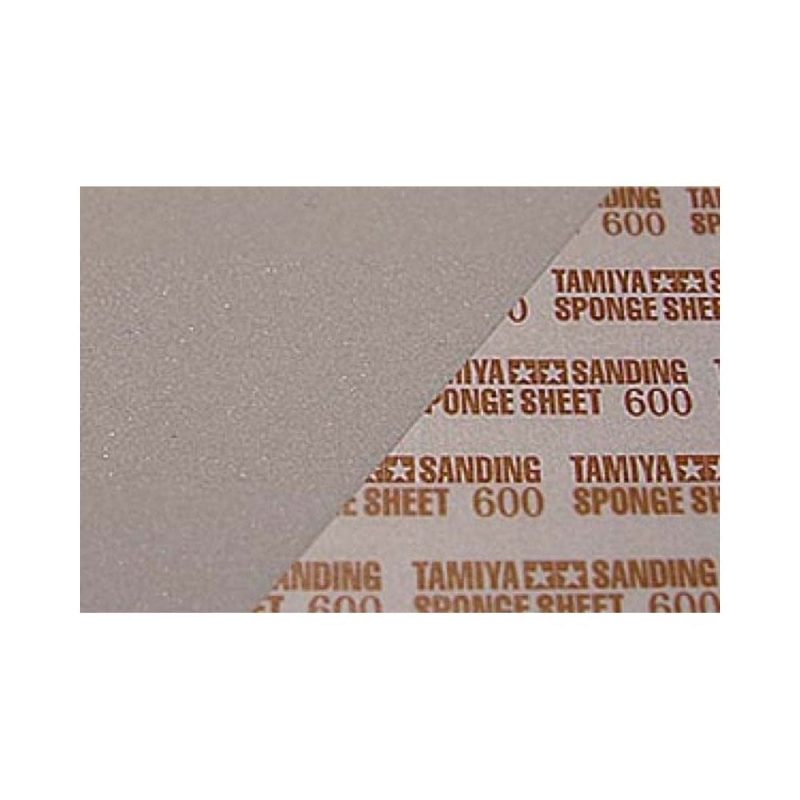 Tamiya Sanding Sponge Sheet 600 Grit 87148 Tamiya Sanding Sponge Sheet 600 Grit 87148