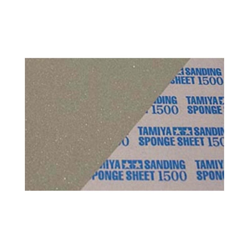 Tamiya Sanding Sponge Sheet 1500 Grit 87150 Tamiya Sanding Sponge Sheet 1500 Grit 87150