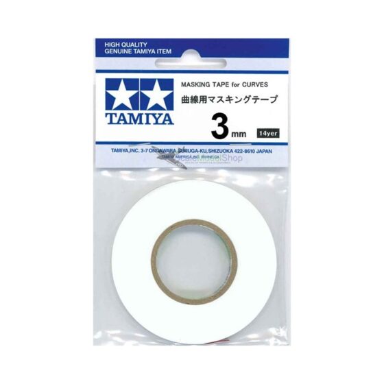 Tamiya Masking Tape for Curves (3mm) 87178 Tamiya Masking Tape for Curves (3mm) 87178
