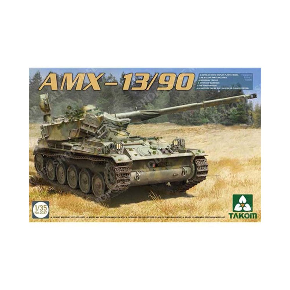 1/35 AMX-13/90 French Light Tank Takom 02037 1/35 AMX-13/90 French Light Tank Takom 02037