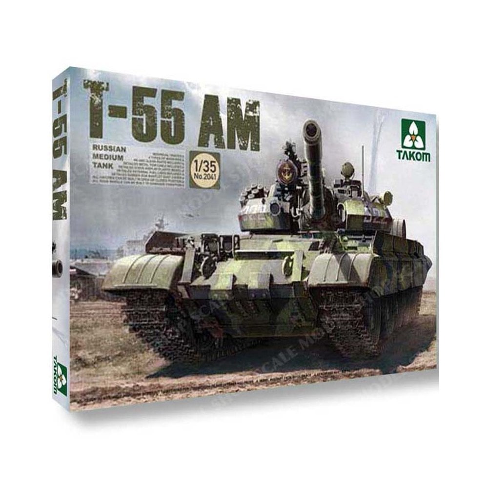 1/35 Russian Medium Tank T-55 AM Takom 02041 1/35 Russian Medium Tank T-55 AM Takom 02041
