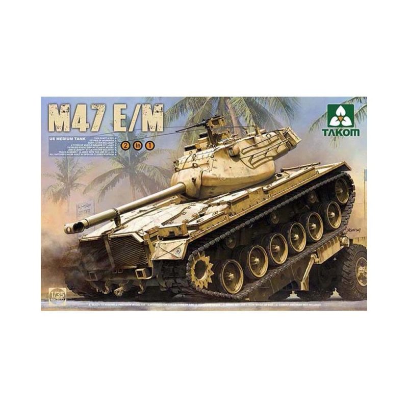 Takom US Medium Tank M47E/M 2 in 1 (1/35) 02072