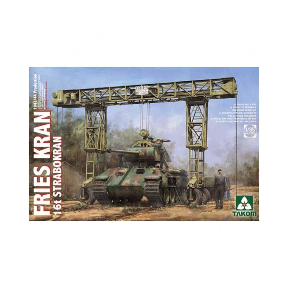 1/35 Fries Kran 16t Strabokran 1943/44 Production Takom 02109 1/35 Fries Kran 16t Strabokran 1943/44 Production Takom 02109
