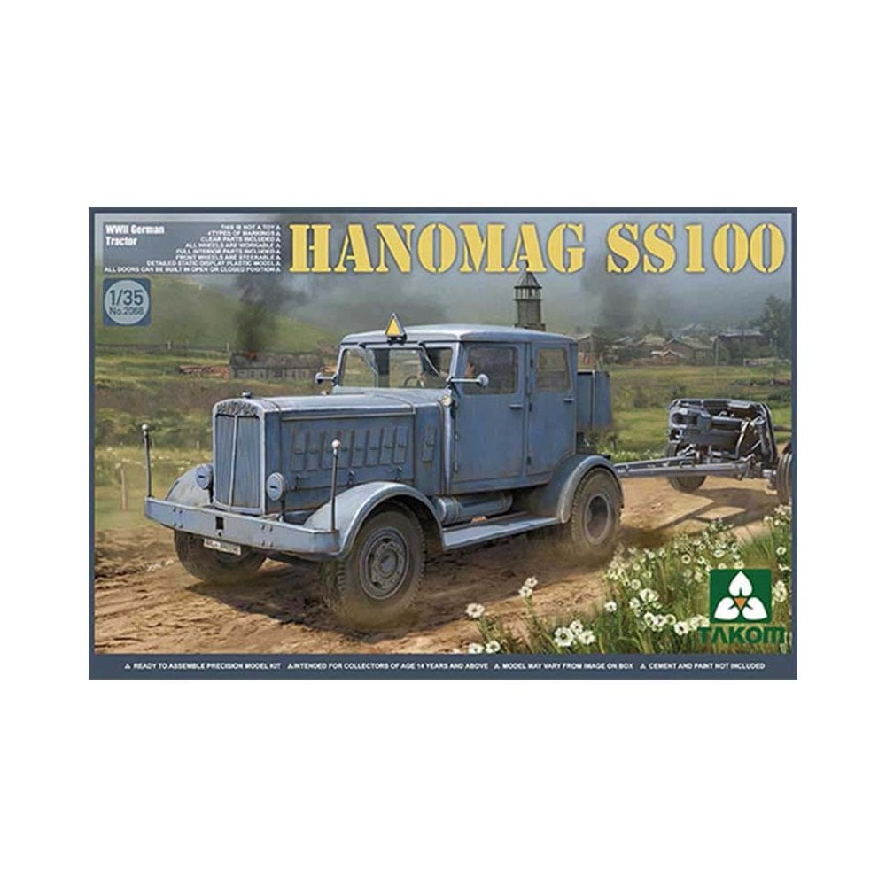 1/35 Hanomag SS100 WWII German Tractor Takom 02068 1/35 Hanomag SS100 WWII German Tractor Takom 02068