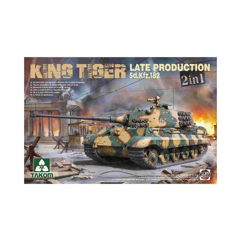 1/35 Pz.Kpfw.VI Ausf.B The German Tiger Ausf.B Takom 02130
