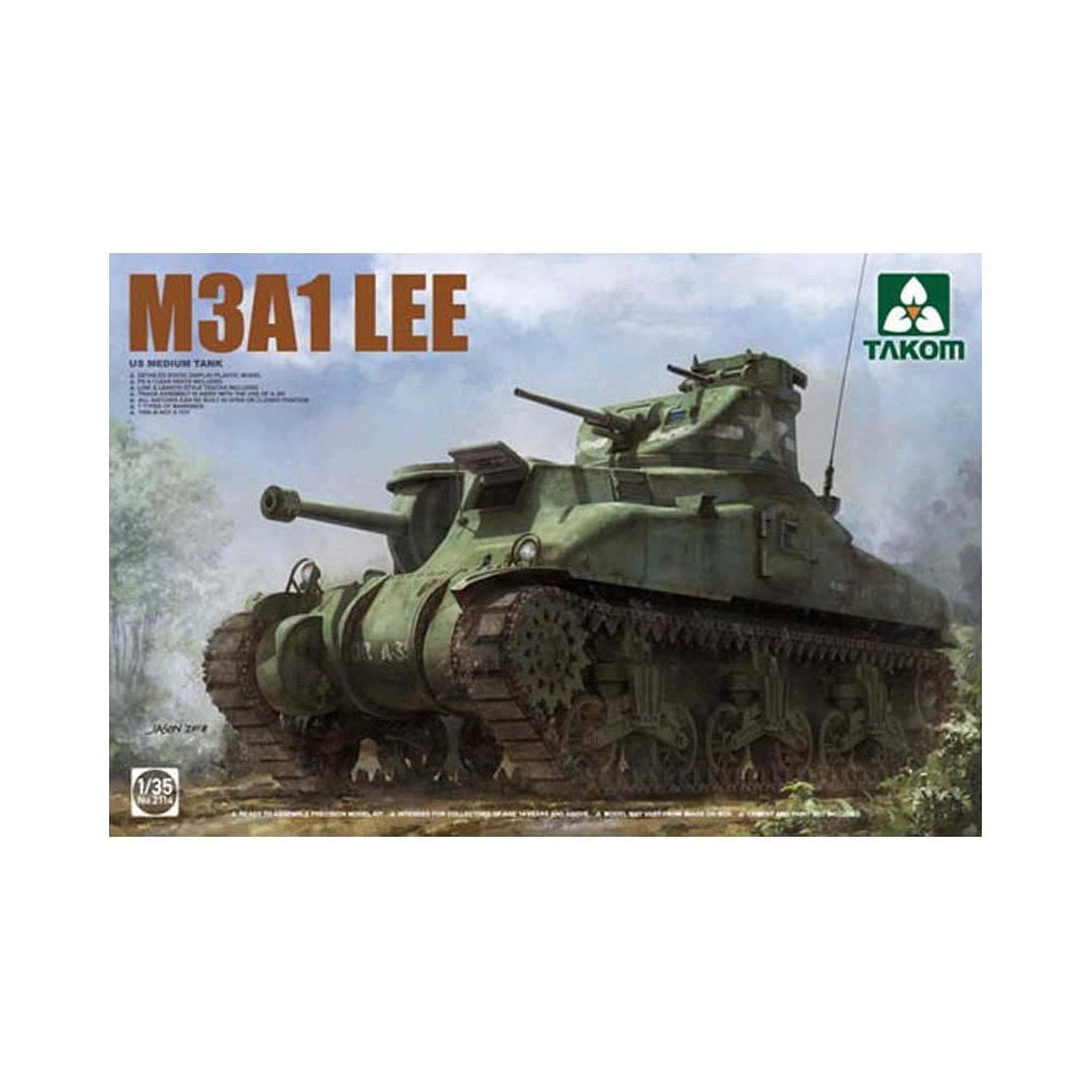 1/35 M3A1 Lee US Medium Tank Takom 02114 1/35 M3A1 Lee US Medium Tank Takom 02114