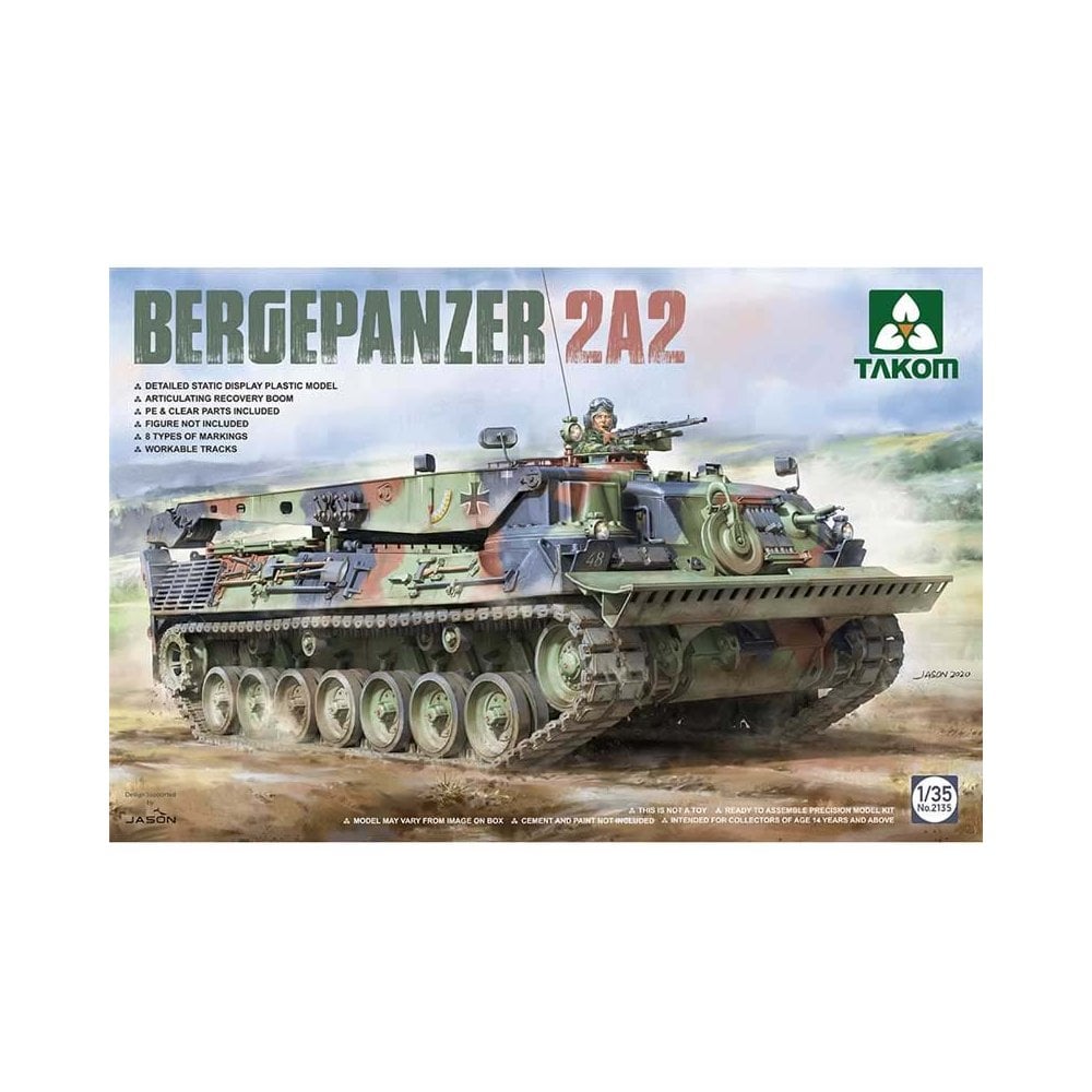 1/35 Bergepanzer 2A2 Takom 02135 1/35 Bergepanzer 2A2 Takom 02135