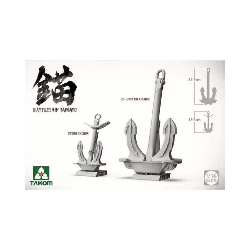 1/16 Battleship Yamato Anchors Takom 01013