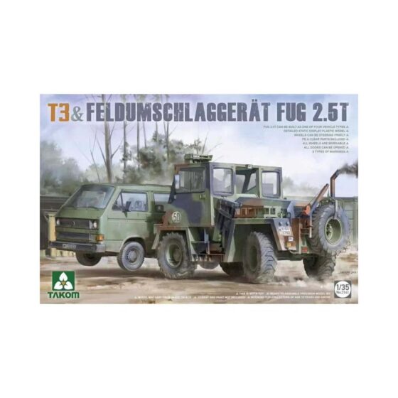 1/35 T3 & Feldumschlaggerat Fug 2.5t Takom 02141 1/35 T3 & Feldumschlaggerat Fug 2.5t Takom 02141