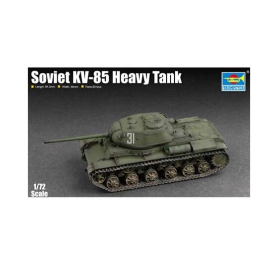 1/72 Soviet KV-85 Heavy Tank Trumpeter 07127 1/72 Soviet KV-85 Heavy Tank Trumpeter 07127