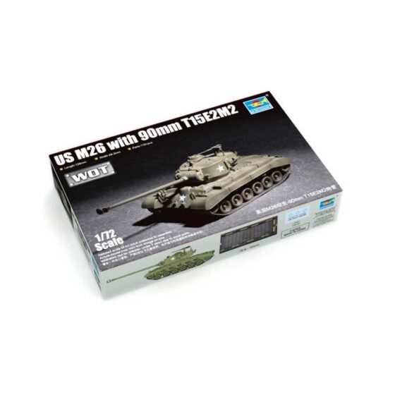 1/72 US M26 with 90mm T15E2M2 Trumpeter 07170 1/72 US M26 with 90mm T15E2M2 Trumpeter 07170