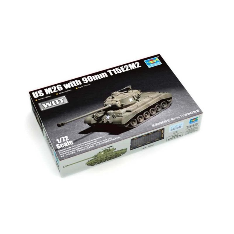 1/72 US M26 with 90mm T15E2M2 Trumpeter 07170