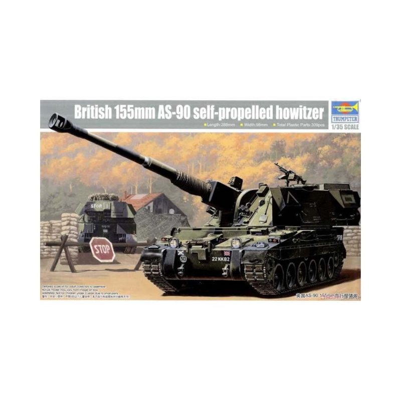 1/35 British AS-90 155 mm Self-propelled Howitzer Trumpeter 00324
